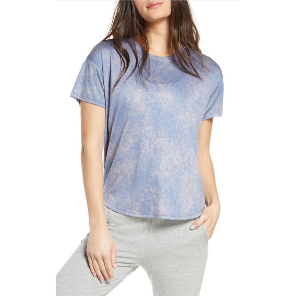 Zella Washed Studio Tee in Blue